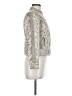 Ruby Rd. 100% Polyester Metallic Animal Print Snake Print Metallic Silver Jacket Size 8 (petite) - photo 4