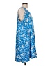 Draper James Print Blue Casual Dress Size Lg - XL - photo 4