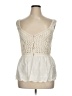 Dizzy Lizzy 100% Cotton Ivory Sleeveless Blouse Size XL - photo 1