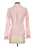 J.Crew 100% Linen Stripes Pink Long Sleeve Button-Down Shirt Size 0 - photo 2