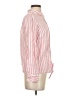 J.Crew 100% Linen Stripes Pink Long Sleeve Button-Down Shirt Size 0 - photo 4