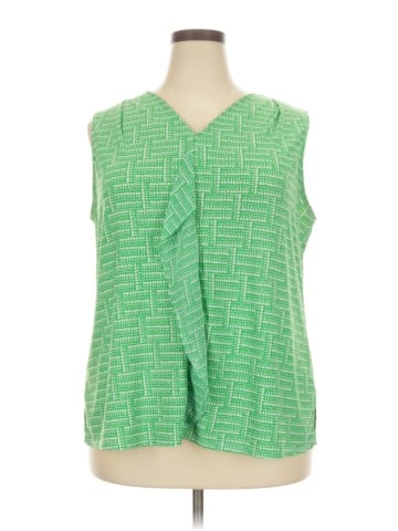 Roz & Ali Sleeveless Blouse (view 1)