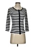 Rafaella 100% Cotton Gray 3/4 Sleeve Top Size P (petite) - photo 1