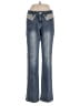 Unbranded Color Block Blue Jeans Size 2 (estimated) - photo 1