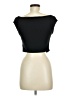 Shein Black Short Sleeve Top Size 6 - photo 2