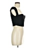 Shein Black Short Sleeve Top Size 6 - photo 4