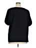 Perfectly Priscilla 100% Polyester Black Short Sleeve Top Size 1X - photo 2