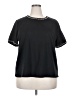 Cato Black Short Sleeve Top Size 24W - photo 1