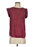 Ann Taylor LOFT 100% Polyester Burgundy Short Sleeve Top Size XS - photo 1