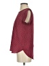 Ann Taylor LOFT 100% Polyester Burgundy Short Sleeve Top Size XS - photo 5