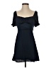Mi ami 100% Polyester Solid Blue Cocktail Dress Size XS - photo 1