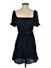 Mi ami 100% Polyester Solid Blue Cocktail Dress Size XS - photo 2