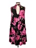 MTS Floral Black Casual Dress Size S - photo 2