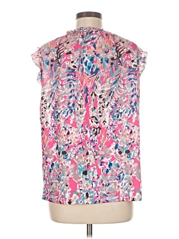 Tickled Teal Sleeveless Blouse (view 2)