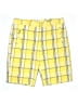 IZOD Plaid Yellow Board Shorts Size 8 - photo 1