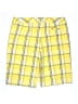 IZOD Plaid Yellow Board Shorts Size 8 - photo 2