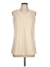 Automet Ivory Sleeveless T-Shirt Size L - photo 1