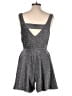 She + Sky Tweed Gray Silver Romper Size L - photo 2