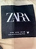 Zara 100% Polyester Solid Ivory Jacket Size M - photo 6