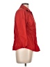 DressBarn Red 3/4 Sleeve Button-Down Shirt Size L - photo 4
