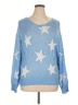Unbranded 100% Acrylic Stars Blue Pullover Sweater Size XL - photo 1