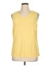 Citiknits Yellow Sleeveless Top Size 1X - photo 1
