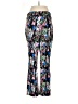 Lulu-B Print Blue Black Casual Pants Size 4 - photo 2