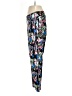 Lulu-B Print Blue Black Casual Pants Size 4 - photo 5