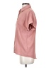 Shein 100% Polyester Solid Pink Short Sleeve Blouse Size 2 - photo 5
