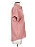Shein 100% Polyester Solid Pink Short Sleeve Blouse Size 2 - photo 4