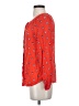 Boden 100% Viscose Red Long Sleeve Blouse Size 4 - photo 5