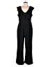 Tahari by ASL Solid Black Jumpsuit Size 8 - photo 1