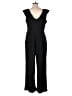 Tahari by ASL Solid Black Jumpsuit Size 8 - photo 2