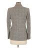 Petite Sophisticate Plaid Gray Wool Blazer Size 6 - photo 2
