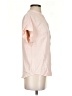 Point Sur 100% Viscose Pink Short Sleeve Blouse Size S - photo 4