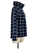 J.Crew Factory Store 100% Polyester Checkered-gingham Blue Turtleneck Sweater Size M - photo 4
