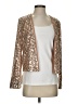 Molly Bracken 100% Polyester Metallic Gold Blazer Size XS - photo 1