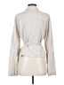Ann Taylor LOFT 100% Lyocell Silver Cardigan Size S - photo 2