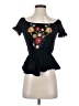 Assorted Brands Black Short Sleeve Top Size S (estimated) - photo 1