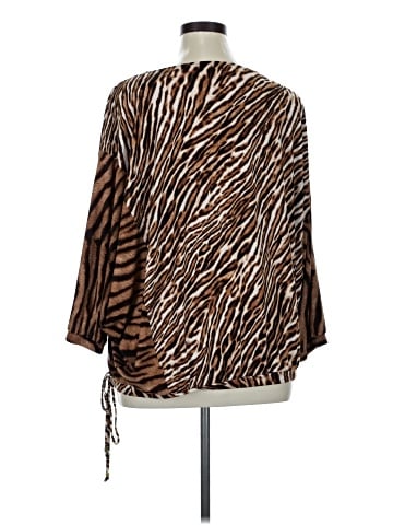 MICHAEL Michael Kors Long Sleeve Blouse (view 2)