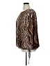 MICHAEL Michael Kors Animal Print Brown Long Sleeve Blouse Size XL - photo 5