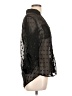 Express 100% Polyester Polka Dots Black 3/4 Sleeve Blouse Size L - photo 4