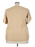 Unbranded 100% Polyester Tan Short Sleeve Top Size 3X - photo 2