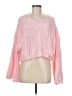 Cloud Ten 100% Acrylic Pink Pullover Sweater Size M - photo 1