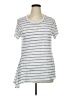 Bobeau Silver Short Sleeve Top Size XL - photo 1