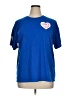 Assorted Brands 100% Cotton Hearts Blue Short Sleeve T-Shirt Size XL - photo 1