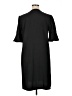 Unbranded Solid Black Casual Dress Size XL - photo 2
