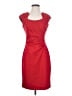 Calvin Klein Solid Red Cocktail Dress Size 2 - photo 1