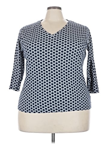 Jones New York Signature 3/4 Sleeve Blouse (view 1)