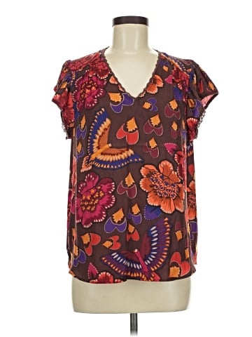 RACHEL Rachel Roy Short Sleeve Blouse (view 1)